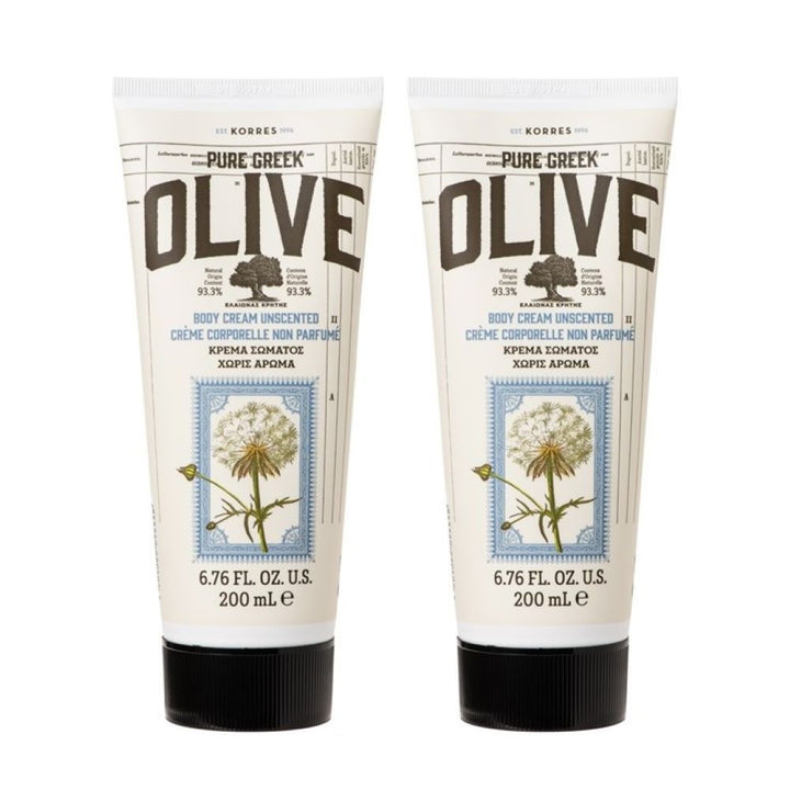 Olive & Unscented Body Cream Duo