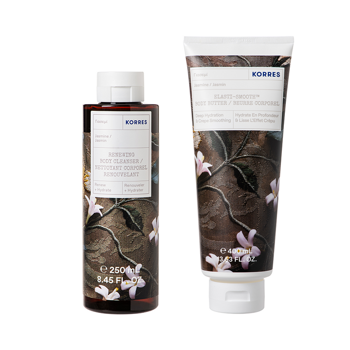 Renewing Body Cleanser Jasmine  250ml + Elasti-Smooth Body Butter Jasmine 400ml Duo