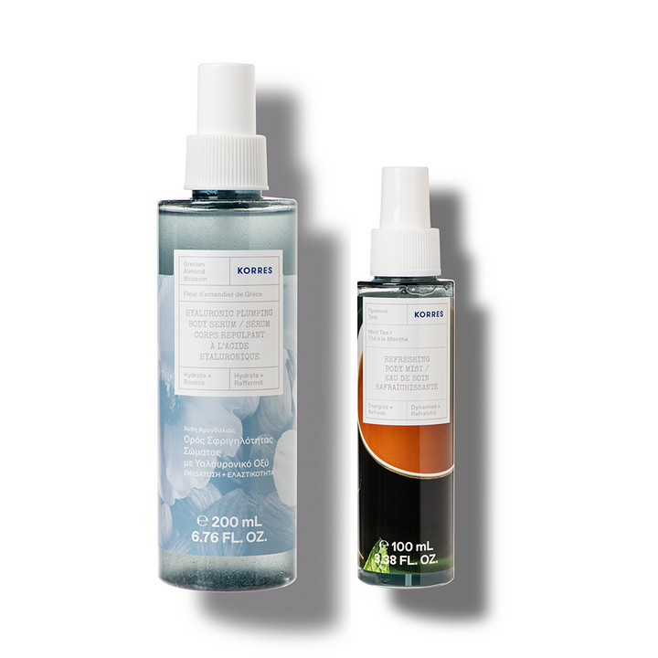 Hyaluronic Hydration Booster 200ml and Mint Tea Body Mist 100ml Set